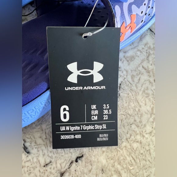 UA Women Ignite 7 Graphic Strp SL BLUE - Picture 4 of 4